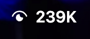 239K views from a single post