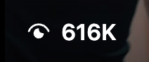 616K views from a single post